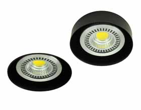 3¾ inch Semi-Recessed or Recessed Rimless Cabinet Canister Light